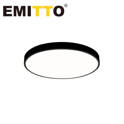 Ultra-Thin 5CM LED Ceiling Down Light Surface Mount Living Room Black 18W