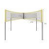 Four Square Volleyball Net Game Set Portable Sports Beach Outdoor Yard