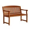 Outdoor Garden Bench Seat Wooden Chair Patio Furniture Timber Lounge