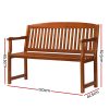 Outdoor Garden Bench Seat Wooden Chair Patio Furniture Timber Lounge