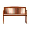 Outdoor Garden Bench Seat Wooden Chair Patio Furniture Timber Lounge