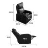 Electric Massage Chair Recliner Chairs Full Body Neck Heated Seat Black