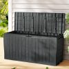 Gardeon Outdoor Storage Box 220L Lockable Garden Deck Toy Shed Tool Organiser