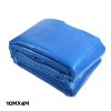 Pool Cover 500 Micron 10x4m Swimming Pool Solar Blanket Blue Silver 5.5m Roller