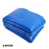 Pool Cover 9.5x5m 400 Micron Silver Swimming Pool Solar Blanket 5.5m Roller