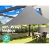 Instahut Sun Shade Sail Cloth Shadecloth Right Triangle Canopy 280gsm 3x3x4.3m