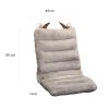 Grey One Piece Siamese Cushion Office Sedentary Butt Mat Back Waist Chair Support Home Decor With Buffalo Ears