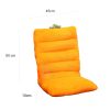 Orange One Piece Siamese Cushion Office Sedentary Butt Mat Back Waist Chair Support Home Decor