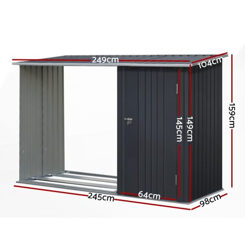 Garden Shed Sheds Outdoor Tool Storage Workshop House Galvanised Steel