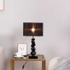 4X 60cm Black Table Lamp with Dark Shade LED Desk Lamp