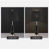 68cm Black Marble Bedside Desk Table Lamp Living Room Shade with Cone Shape Base