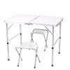 Camping Table Chair Set Folding Portable Outdoor Foldable Picnic BBQ Desk