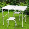 Camping Table Chair Set Folding Portable Outdoor Foldable Picnic BBQ Desk