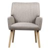 Armchair Fabric Beige Sebastini