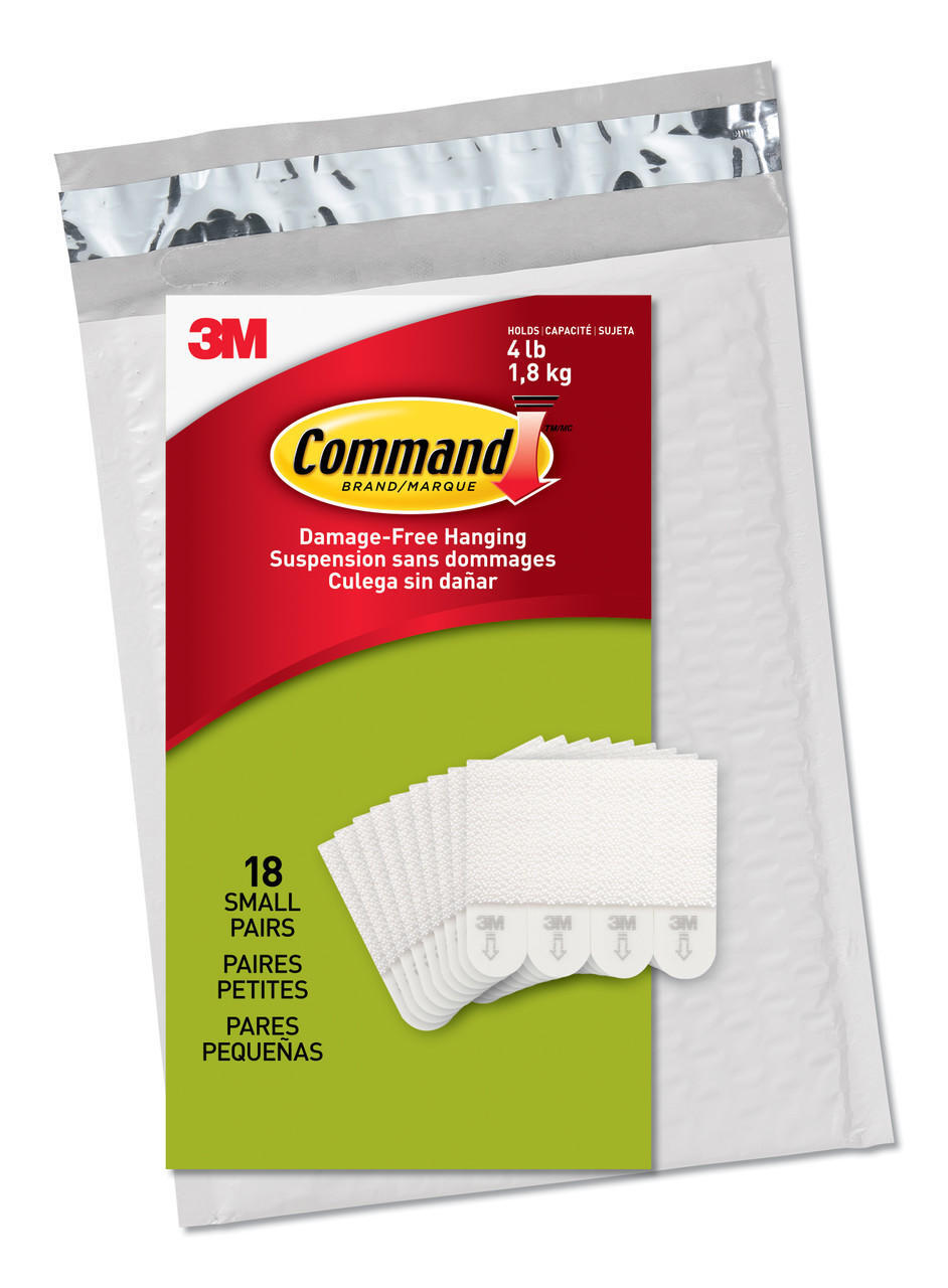Command PH202-18NA Value Pack Picture Hanging Strips, Small, White