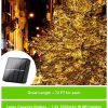 20m 200 LED Solar Powered Outdoor Lights with 8 Lighting Modes and Waterproof for Home,Garden and Decoration