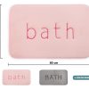 Extra Thick Memory Foam & Super Comfort Bath Rug Mat for Bathroom (60 x 40 cm, Pink)