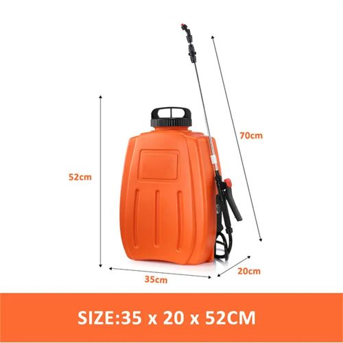 16L Electric Sprayer Backpack Weed Boom Tank Farm Watering Rechargeable