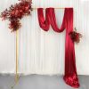 Wedding Arch Gold Square Backdrop Flower Display Stand Background 2.2M