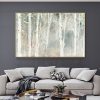 Wall Art 90cmx135cm Forest hang painting style Gold Frame Canvas