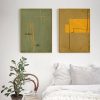 60cmx90cm United Study 2 Sets Gold Frame Canvas Wall Art
