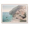 90cmx135cm Italy Amalfi Coast Wood Frame Canvas Wall Art