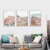 40cmx60cm Italy Cinque Terre 3 Sets Wood Frame Canvas Wall Art