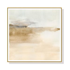 50cmx50cm Atmospheric Edge II Gold Frame Canvas Wall Art