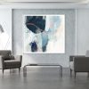 40cmx40cm Luz II White Frame Canvas Wall Art