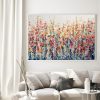 90cmx135cm Flourish Of Spring White Frame Canvas Wall Art