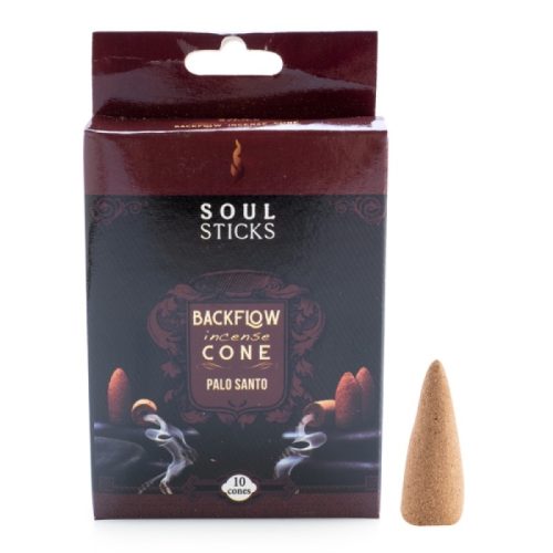 Soul Sticks Palo Santo Backflow Incense Cone – Set of 10