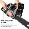 62cc Chainsaw Petrol Commercial 22″ Bar E-Start Tree Pruning Top Handle