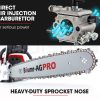 Commercial Petrol Chainsaw E-Start 22″ Bar Chain Saw Tree Pruning Top Handle