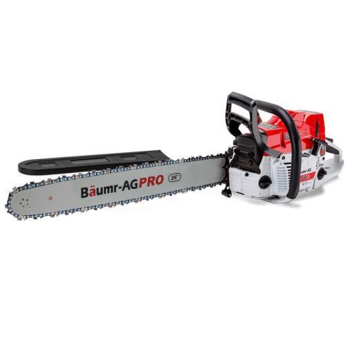 Commercial Petrol Chainsaw E-Start 24″ Bar Chain Saw Top Handle Tree Pruning