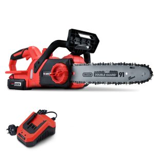 20V 12 Inch Electric Cordless Chainsaw 4Ah Lithium Battery Lightweight Wood Garden Cutter