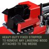 60 Ton Diesel Log Splitter 60T Heavy-Duty Wood Cutter Hydraulic Fire Axe 4-Stroke Engine