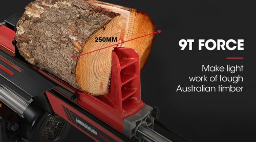 9 Ton Electric Log Splitter 9T Wood Cutter Hydraulic Fire Wood Block Axe Small Machine