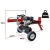 20 Tonne Hydraulic Petrol Log Splitter 8HP Towed Wood Firewood Cutter – HPS600