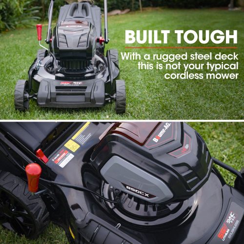 22 Inch Lawn Mower Cordless Electric Lawnmower Kit 56V Lithium Battery Fast Charger