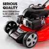 248cc Lawn Mower 4-Stroke 21 Inch Petrol Lawnmower 4-in-1 Self-Propelled Electric Start