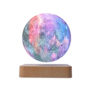 GOMINIMO Magnetic Levitating Galaxy Moon (Light Brown Base) GO-MLP-109-HCNT