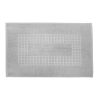 Microfiber Soft Non Slip Bath Mat Check Design (Grey)