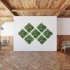 12 x Artificial Plant Wall Grass Panels Vertical Garden Tile Fence 50X50CM
