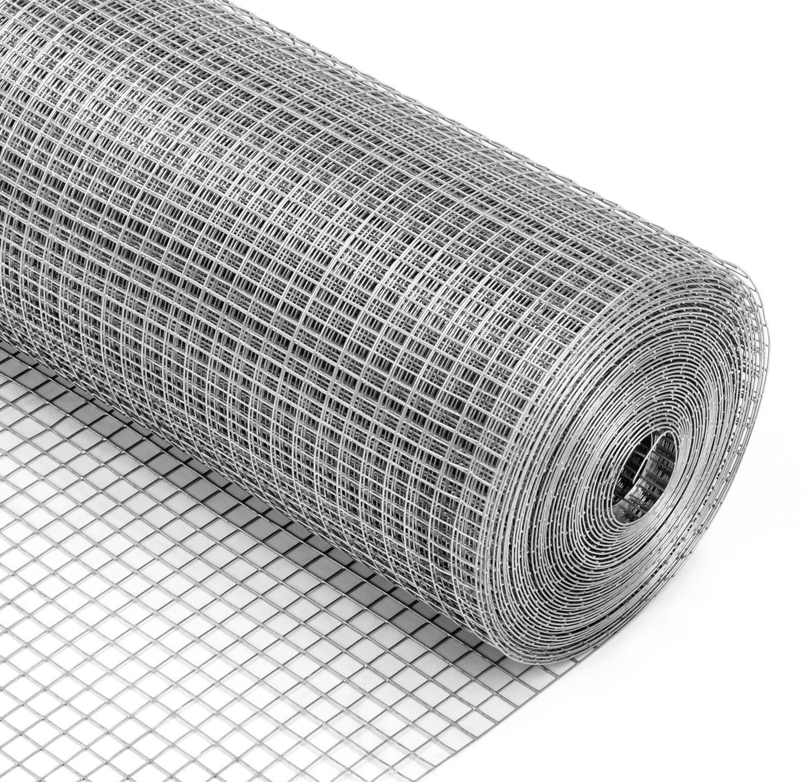 1 x Galvanised Wire Mesh Garden Pet Chicken Coop Fencing Bird Netting Mesh