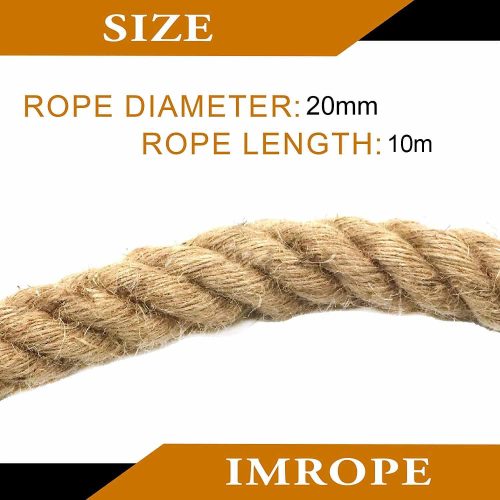 Sisal 20mm Rope Natural Twine Cord Thick Jute Hemp Manila Crafting Home Décor