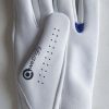 Power Touch Cabretta Leather Golf Glove for Men – White (M/L)