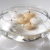 10 Pack of 8cm Ivory Wax Floating Candles – wedding party home event decoration