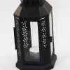 Black Metal Miners Lantern Summer Wedding Home Party Room Balconey Deck Decoration 21cm Tealight Candle