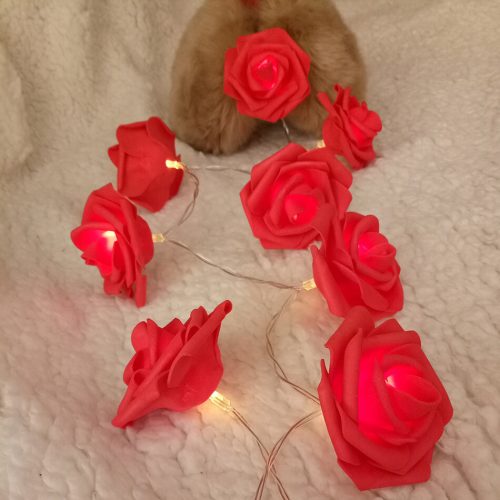 Red Rose battery string fairy light – party night light wedding decoration