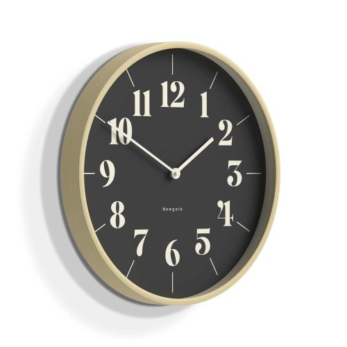 Newgate Mr Clarke Clock Pale Wood Reverse Hopscotch Dial